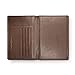 RFID Blocking Folding Leather Passport Holder Wallet For Men and Women - Brown