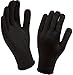 Sealskinz Merino Glove Liner, Black, One Size