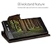 kalibri Case Compatible with Sony Xperia XA1 Ultra - Case Real Leather Book Style Protective Cover with Card Slot - Brown