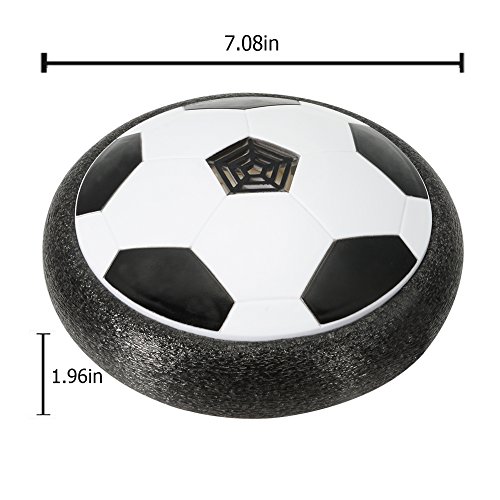 image for ThinkMax Hover Soccer Ball, Air Power Soccer with LED Light and Foam B