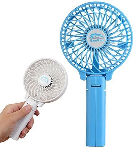 Technotech Hand Held USB Fan Personal Portable Rechargeable Fan for Travel Home Office and Outdoor