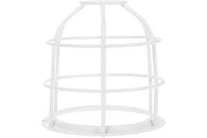 Artibetter Explosion-Proof Industrial Light Bulb Cage 5.7 Inch Wire Guard Lamp Shade for Workshop Factory Pendant Lighting Pr