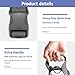 Dog Harness, Dog Vest Harness X Large Soft Pet Harness Durable Black with Handle and 2 D Ring for Large Dog