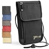 Passport Holder- by YOMO. RFID Safe. The Classic Neck Travel Wallet.