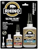 Rhino Glue Pro Kit,&nbsp;Heavy Duty 65 Gram Clear