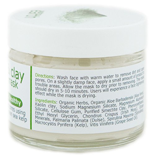 Clay & Sea Kelp Mask - Facial Detox w/ Organic Ingredients