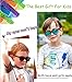 FaerieKing Kids Sunglasses For Kids Polarized Sunglasses Girls Child Boys Age 3-10 (Rubberized Blue|Polarized Ice Blue)