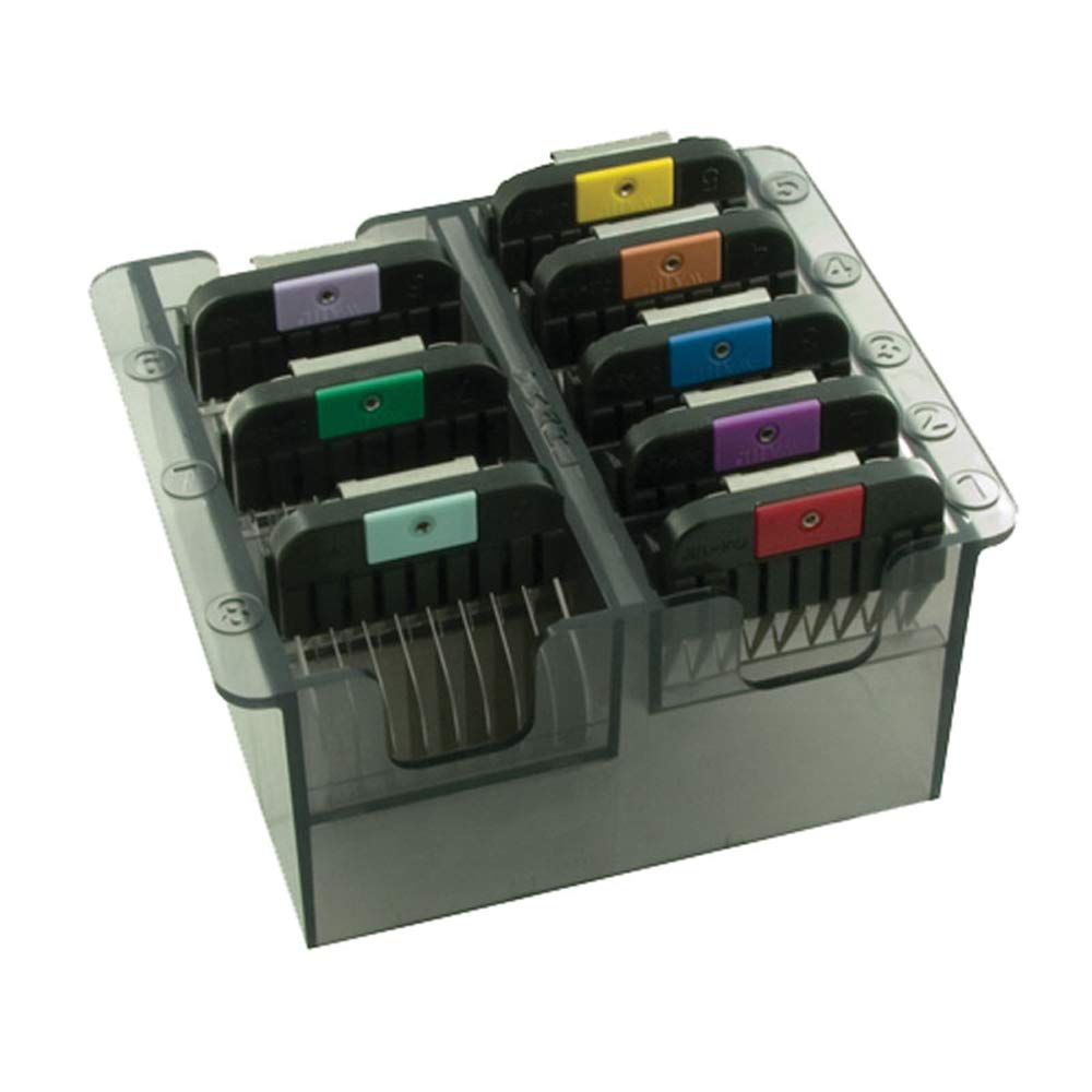 wahl professional animal stainless steel attachment guide comb set
