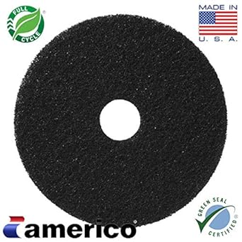 Amazon Com 20inch Marko Americo Black Floor Stripping Pads Case