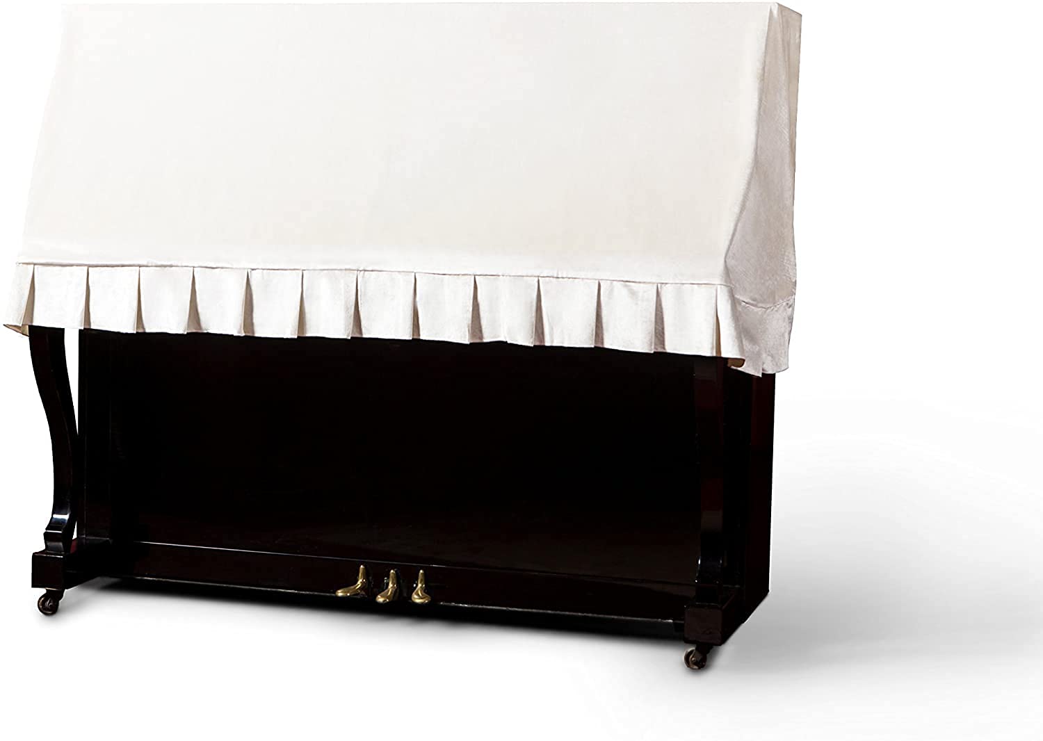 Clairevoire Classics: Premium Velvet Upright Piano Cover | Waterproof inner lining | Handcrafted with Luxury-grade Velvet | Fits standard sized upright pianos [Free Premium 88-key dust cover]