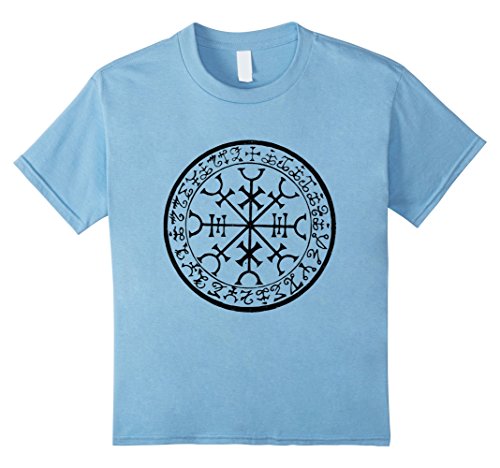unisex-child Seal of the Traveler Tee Pagan Occult Witch Wiccan 6 Baby Blue
