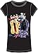Disney Classic Villians 'Just a Touch of Evil' Women's / Girls Slim Fit T Shirt Top - Black Purple M