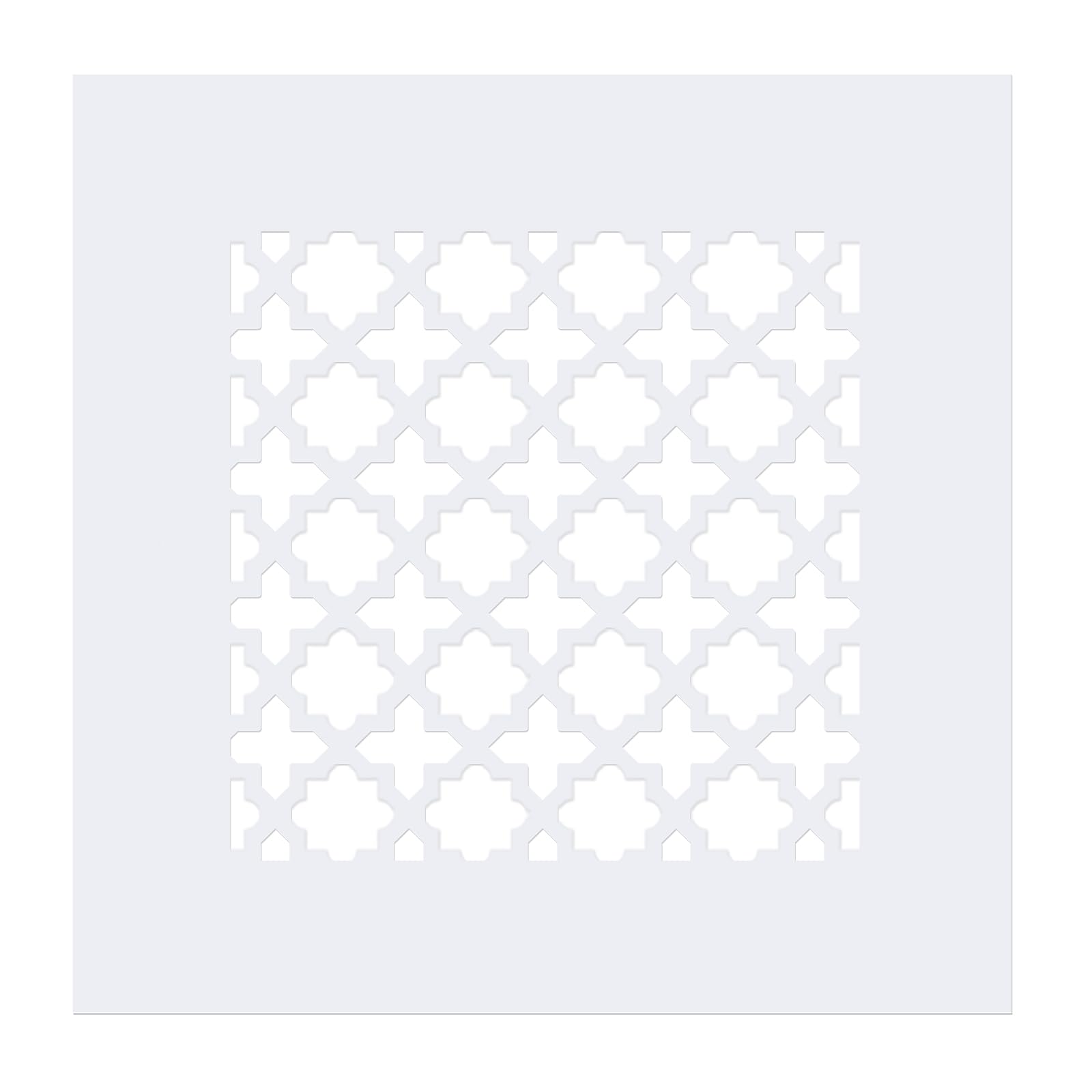 PATIKIL Air Vent Cover Grille for 7.5"x7.5" Duct Opening, Acrylic Glass (PMMA) Decorative Wall Ceiling Hole Cover Register for Home Ventilation Decor
