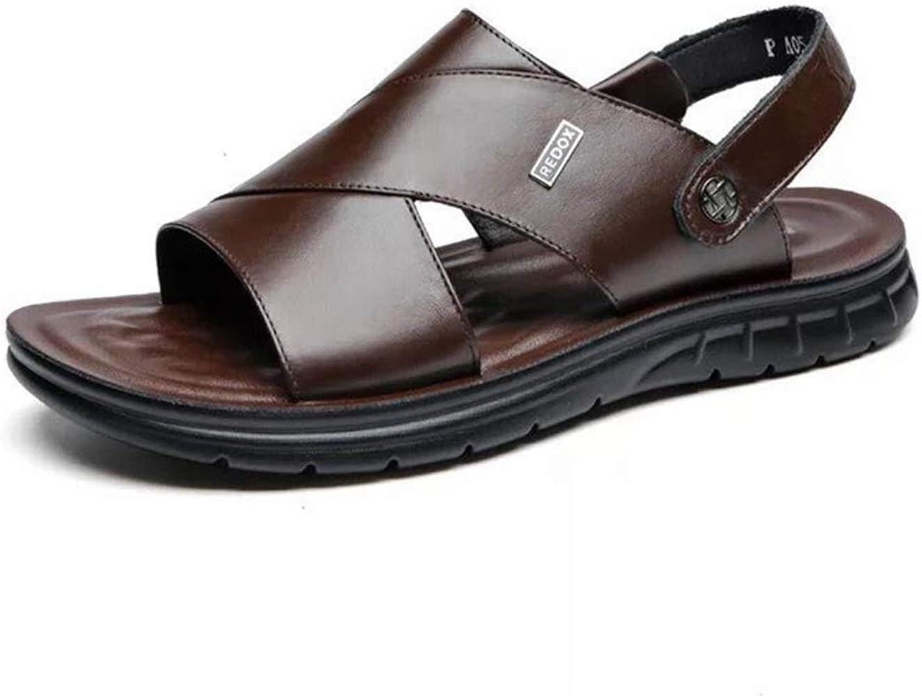 Mua ヤク ウォーキング サンダル メンズ ウォーキング スリッパ 夏 ドライバー メンズ リクルート ホロウ 疲れにくい フラットシューズ 登山 オープントゥおしゃれ 幅広い 旅行 ブラウン 26 5cm 25 5 26 0 Tren Amazon Nhật Chinh Hang Fado