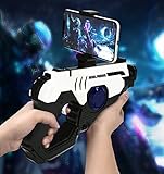 Bluetooth AR Game Gun Toy, Reality Controller with Cell Phone Stand Holder, New 2018 Model The Most Advanced 360 Degrees Video Vision, Hundreds of Games for iPhone, Android and all other Smart Phones!