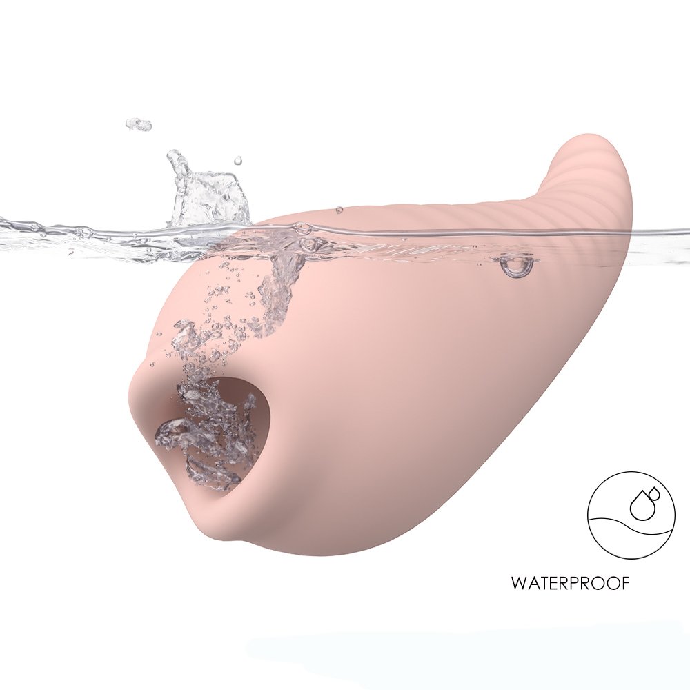 Male Masturbator, Realistic Textured Mouth Blow Job Stroker Oral Sex Toys Vagina Pocket Pussy with Deep Throat for Masturbation, 100% Skin Safe NONTOXIC (FLESH)