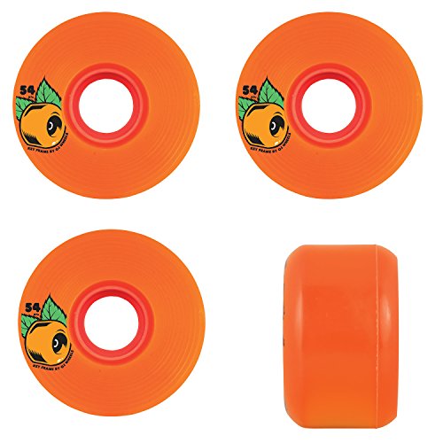 OJ III Skateboard Wheels 54mm Plain Jane Keyframe 87A Orange