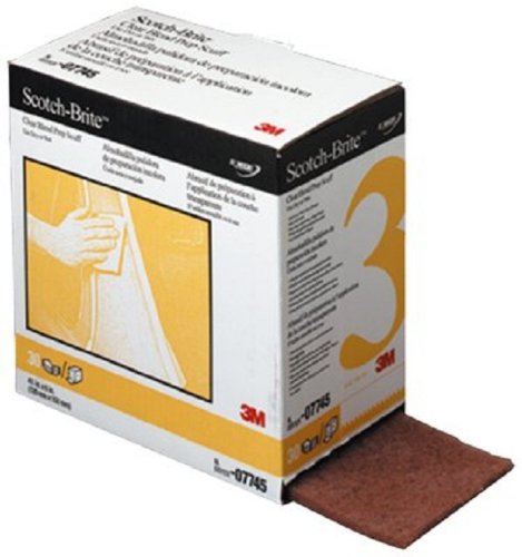 Scotch-Brite(TM) Clear Blend Prep Scuff 07745, Aluminum Oxide, 15' Length x 4-3/4" Width, Gold  (Pack of 1)