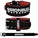 Iron Bull Strength Powerlifting Belt/Weight Lifting Belt - 10mm Double Prong - 4-inch Wide - Advanced Back Support for Weightlifting and Heavy Power Lifting