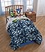 Marvel Avengers Classic Halo Twin/Full Comforter - Super Soft Kids Reversible Bedding features Iron Man, Hulk, Captain America, and Thor - Fade Resistant Polyester (Official Marvel Product)