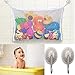 Baby/Toddler Bath Tub Toys Organizer/Storage - Durable Design + 2 Extra Strong Suction Cups! Large Storage/Bag/Holder for Toys Even as a Shower Caddy and Baby gift! Mold Free Playtime for Bathtime