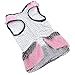 Pet Dress,Hemlock Pet Clothing Dog Dot Skirt Puppy Princess Dress (S, White)