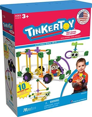 Tinkertoy Vehicles Building Set by Tinkertoy