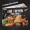 Air-Fryer-Vpcok-Health-Fryer-Oil-Free-and-Low-Fat-Cooking-1300-1500W-L-Black-Air-Fryer-Cookbook-Included Air Fryer Vpcok Health Fryer Oil Free and Low Fat Cooking, 1300-1500W, L, Black, Air Fryer Cookbook Included