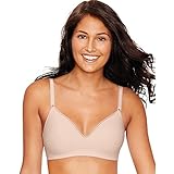 Hanes Women's Ultimate Smooth Inside and Out Foam Wirefree, Soft Taupe, Medium