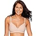 Hanes Women's Ultimate Smooth Inside and Out Foam Wirefree, Soft Taupe, Medium