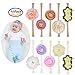 Prohouse 10PCS Baby Nylon Headbands Hairbands Hair Bow Elastics for Baby Girls Newborn Infant Toddlers Kids (10PCS Flower)