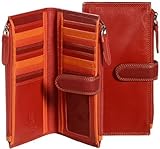 Visconti RB100 Multi Color Womens Soft Leather Bifold Wallet / Purse / Clutch