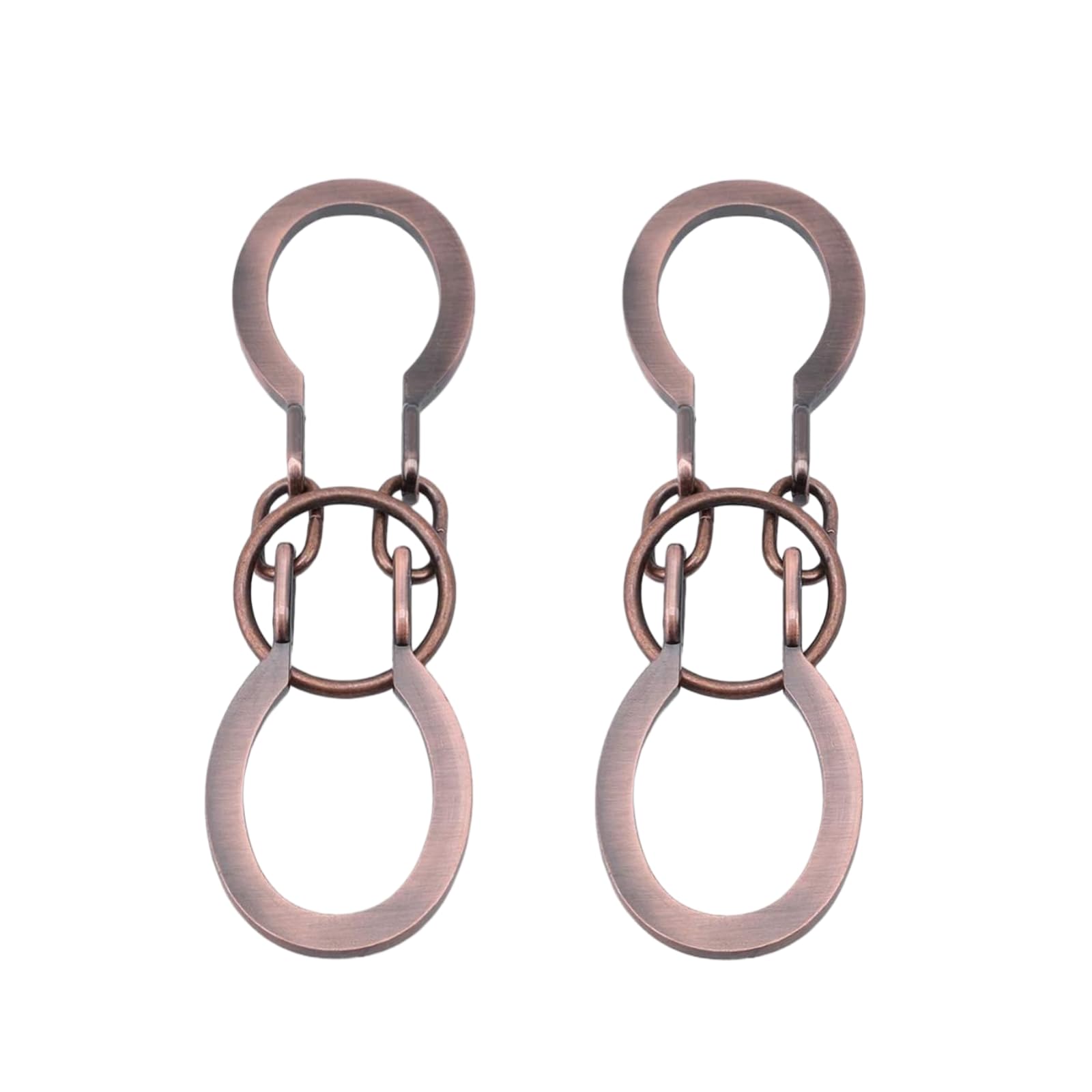 2Pcs Puzzle Ring Brain Teaser Puzzles - Metal Horseshoe Cast Puzzle Game Unlock Interlock Puzzles Box Mind IQ Logic Test Disentanglement Games for Adults Office Supplies