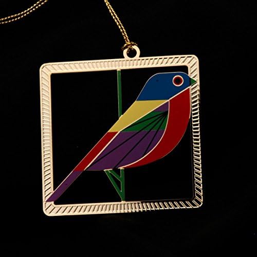 Charley Harper Adornment: Painted Bunting