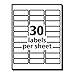 Avery Matte Clear Address Labels, Sure Feed Technology, Laser, 1