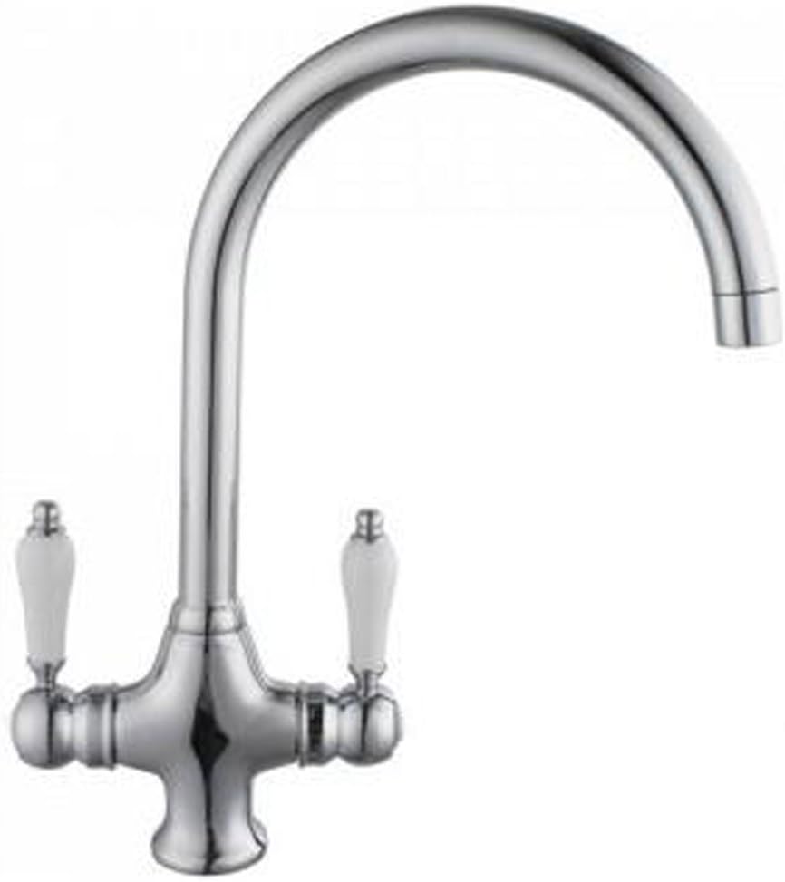 Alfred Victoria Modern Traditional kitchen mixer Taps W76 Chrome Finish Amazon.co.uk DIY & Tools