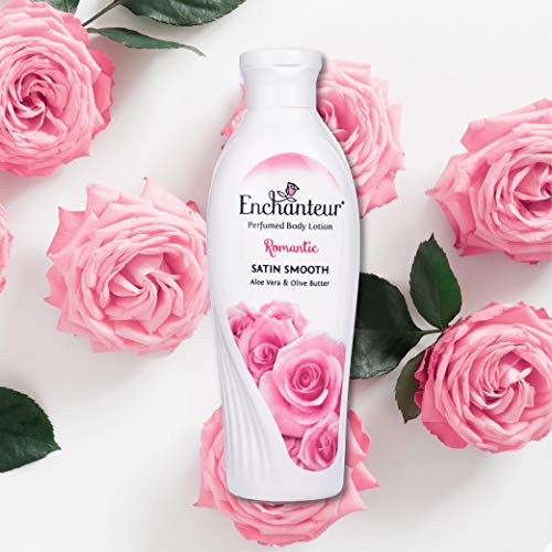 Enchanteur Romantic Perfumed Body Lotion with Aloe Vera & Olive Butter for Satin Smooth Skin| | Non-Greasy Formula| Water-Based Lotion| Floral French Fragrance | 250ml 5 Enchanteur Romantic Perfumed Body Lotion with Aloe Vera & Olive Butter for Satin Smooth Skin| | Non-Greasy Formula| Water-Based Lotion| Floral French Fragrance | 250ml - Image 5