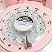 VIVISKY Classic 1960's Design Rotary Retro Rotary Dial Bell Desk Telephone (Pink)