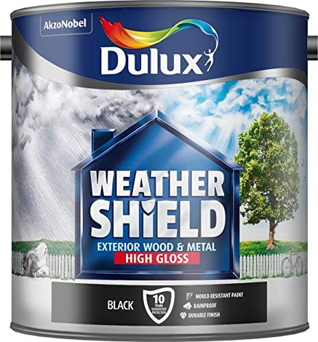 Dulux Weather Shield Exterior High Gloss Paint 2 5 L Conker