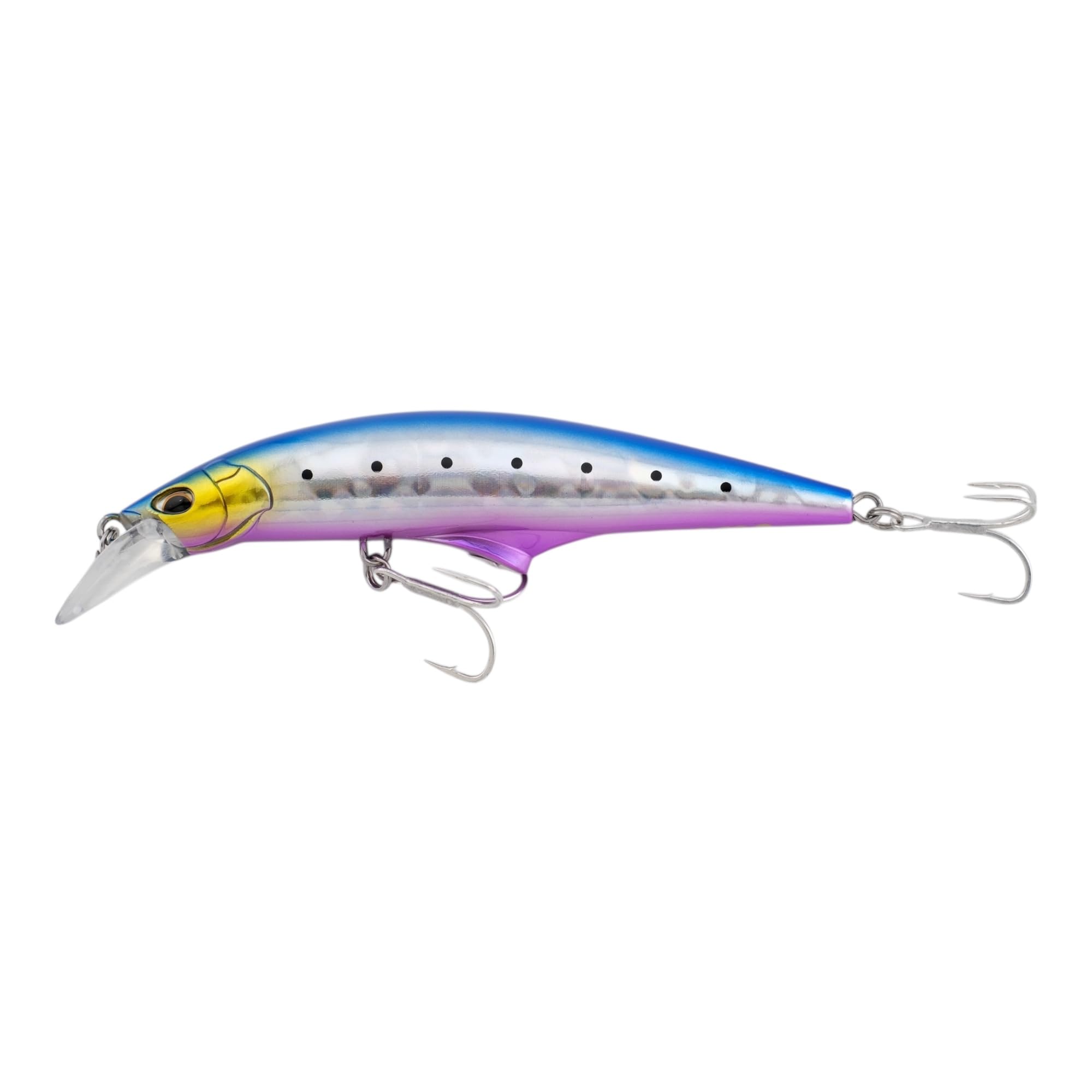 momolures - Tide Control Minnow 95 120 lip in belly system for Bass, Seabass, Salmon lure fishing. (120mm - HIRAME IWASHI)