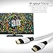 4K HDMI Cable 15 Feet / 15 ft, GearIT Pro Series High Speed HDMI 2.0 Cable Supports 4K, Ultra HD, 3D, 1080p, Ethernet and Audio Return (Latest Standard), White
