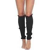 Foot Traffic, Cable Knit Legwarmers (Long, Black)
