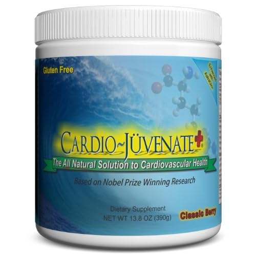 Cardio~Juvenate+ Classic Berry Cardio Health Formula: Nitric Oxide Supplement with 5000mg L-arginine, 1000mg L-citrulline... image