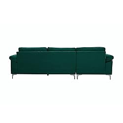 EMKK 103” Velvet Modular Sectional Sofa
