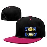 Steph Curry Logo Unisex Cotton Adjustable Hip Hop Snapback Baseball Caps Sport Hat Pink One Size Fits Most