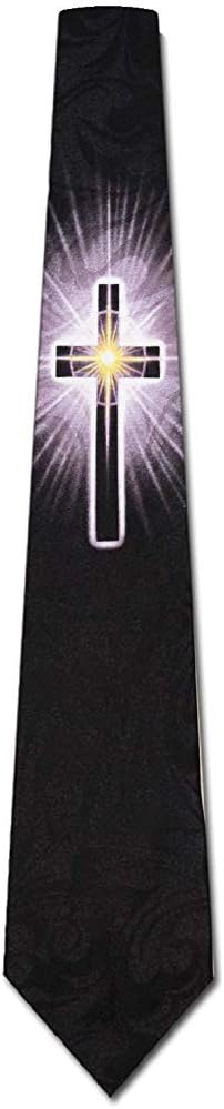 The Shining Cross Tie - Mens Religious Neckties