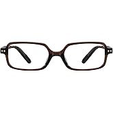 TIJN Magnus Blue Light Blocking Glasses for Women Men,Square Cat Eye Frame Bluelight Glasses for Gaming/Computer/Screen