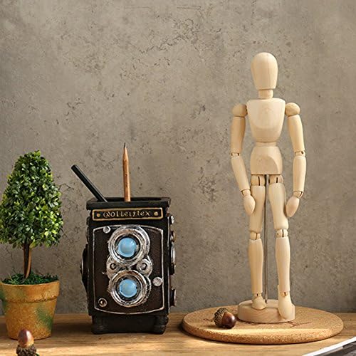 Drawing Figure Mannequin Wooden Model - Wood Human Art Manikin Posable for Artist Sketching Posing Doll 12'' Inch Female