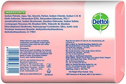 dettol skincare soap 125g price