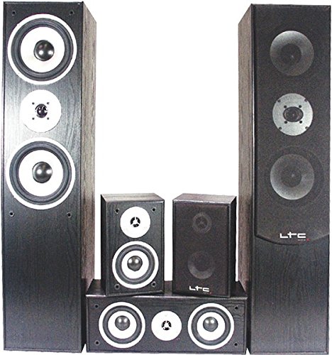 title=Lotronic E1004BL- Sistema Diffusori 5.1 Home Theatre Hi-Fi, 1150 Watt potenza